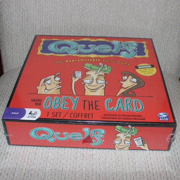 3/$77❤️QUELF board game - Where You Obey The Card - Unpredictable Party Game - Picture 2 of 7